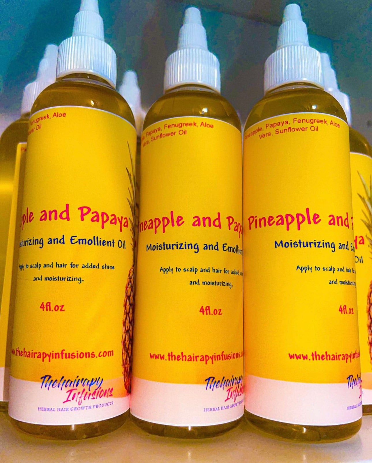 Pineapple an Papaya Oil